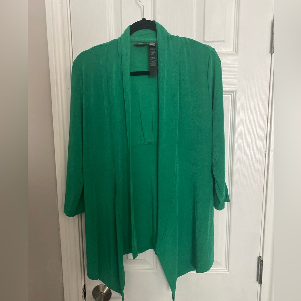 Chico's Vibrant Green Women's Cardigan